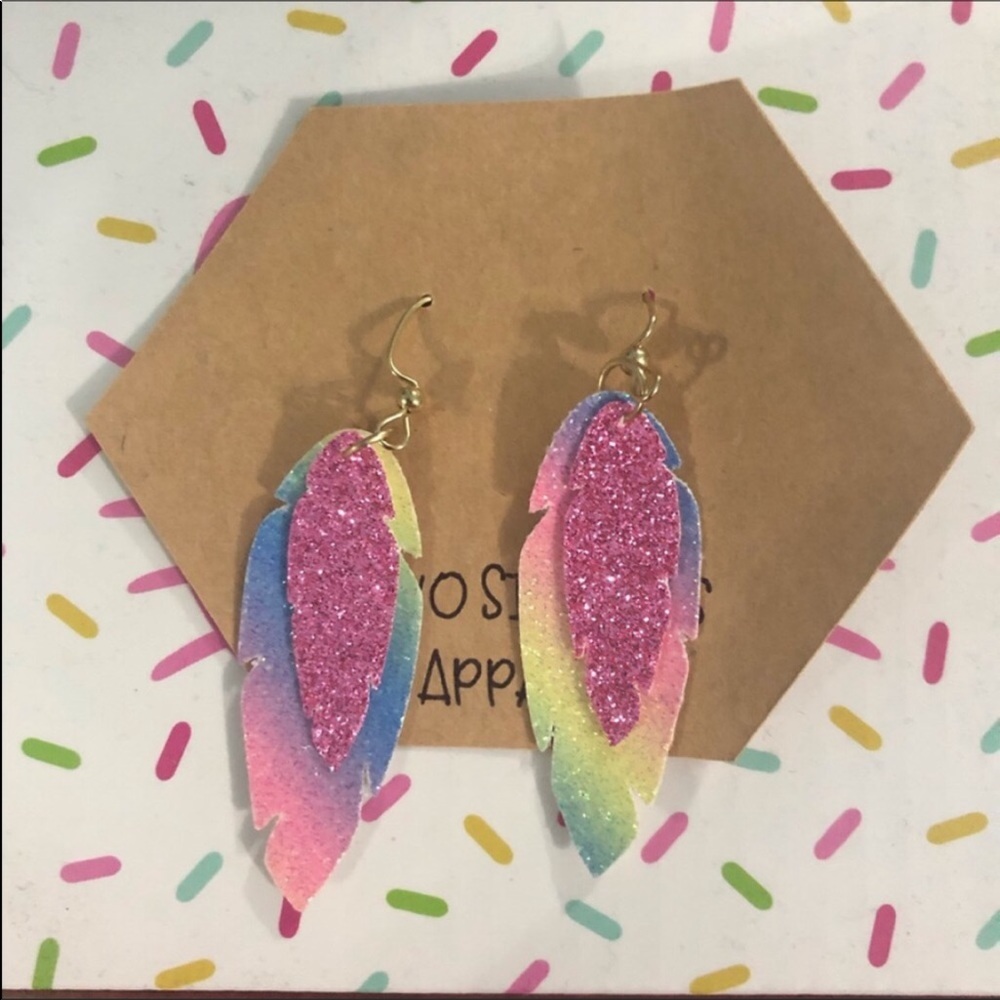Handmade Feather Earrings